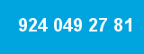 924 049 27 81